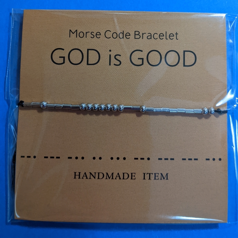 Morse Code Bracelet God is Good